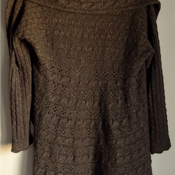 Autumn Cashmere cardigan with shawl collar, brown - Picture 3 of 4